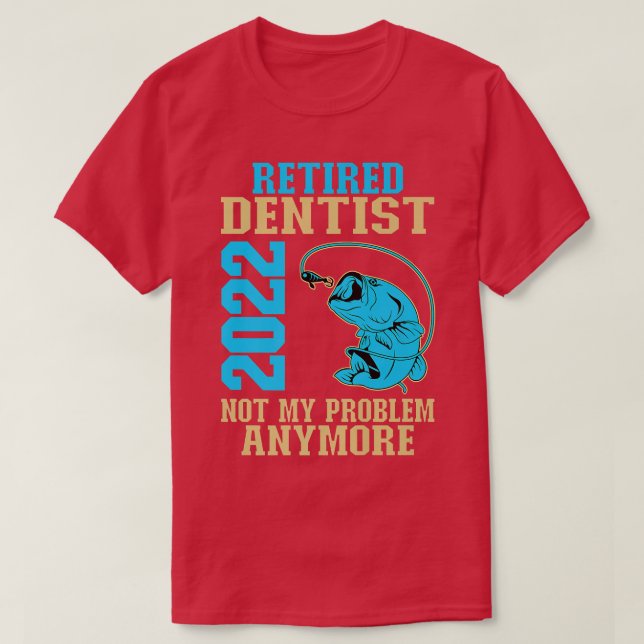 Zahnarzt 2022: Überfischung T-Shirt (Design vorne)