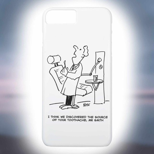 Zahnarzt Behandlung eines Cartoon Case-Mate iPhone Hülle (Von Creator hochgeladen)
