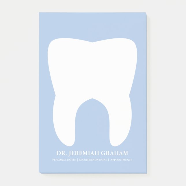 Zahnarzt-Büro-persönlicher Notizblock (Vorderseite)