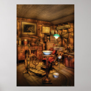 Zahnarzt - das Zahnarzt-Büro + Poster