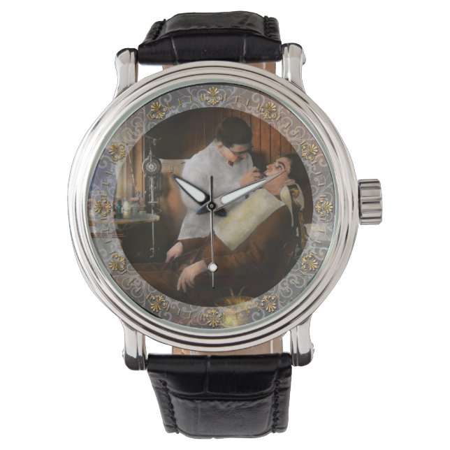 Zahnarzt - Eine einschneidende Entscheidung - 1917 Armbanduhr (Vorderseite)