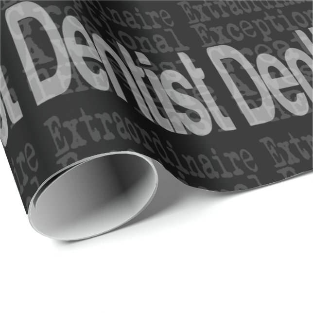Zahnarzt Extraordinaire Geschenkpapier (Rolleneckpunkt)