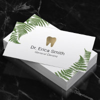 Zahnarzt für botanische Fern-Gold-Zahnarztzahnärzt
