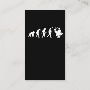 Zahnarzt für Evolution mit Zahnarzt Visitenkarte