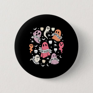 Zahnarzt Ghost Spooky Halloween Zahnarzt ist Button