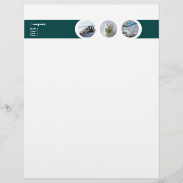 Zahnarzt Letterhead (Vorderseite)