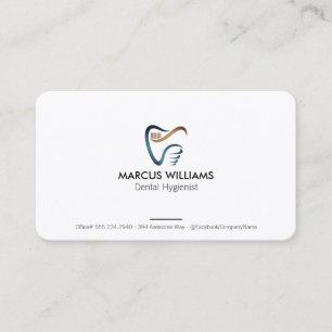 Zahnarzt-Logo Gesundheitswesen Zahndienstleist Visitenkarte