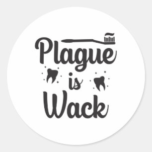 Zahnarzt Mouth Teeth Tooth Funny Gift Runder Aufkleber