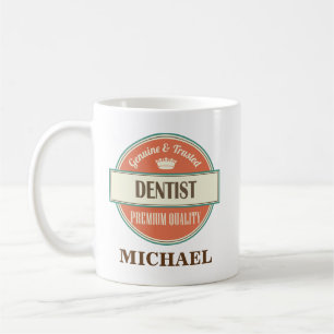 Zahnarzt-personalisiertes Büro-Tassen-Geschenk Tasse