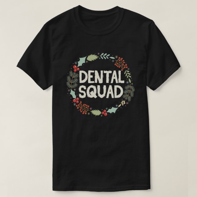 Zahnarzt Santa Tooth Zahnärztin Xmas T-Shirt (Design vorne)