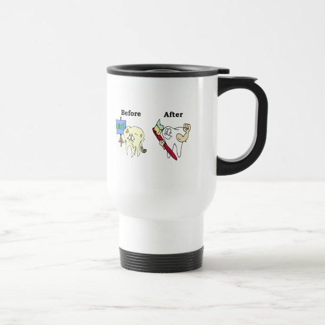 Zahnarzt-Tasse Reisebecher (Rechts)