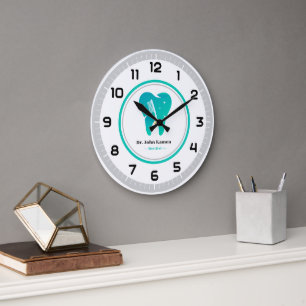 Zahnarzt   Teethbrush Große Wanduhr
