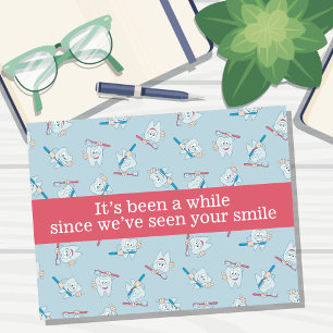 Zahnarzt-Termin-Erinnerungskarte Postkarte