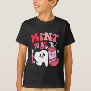 Zahnarzt Valentinstag Minze wird Zahnbürste Zahnpa T-Shirt