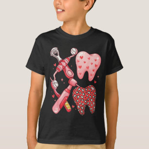 Zahnarzt Valentinstag Zahnarzthelferin T-Shirt Zah