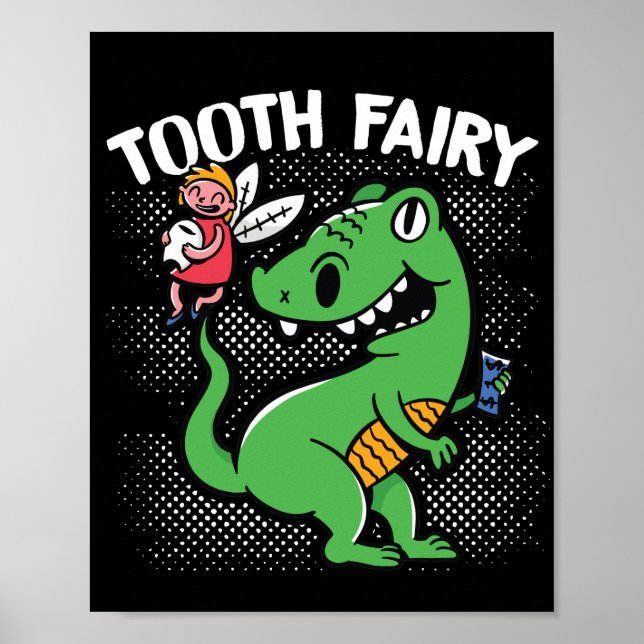 Zahnarzt Zahnärzteassistent Hygienist Tooth Fairy Poster (Vorne)