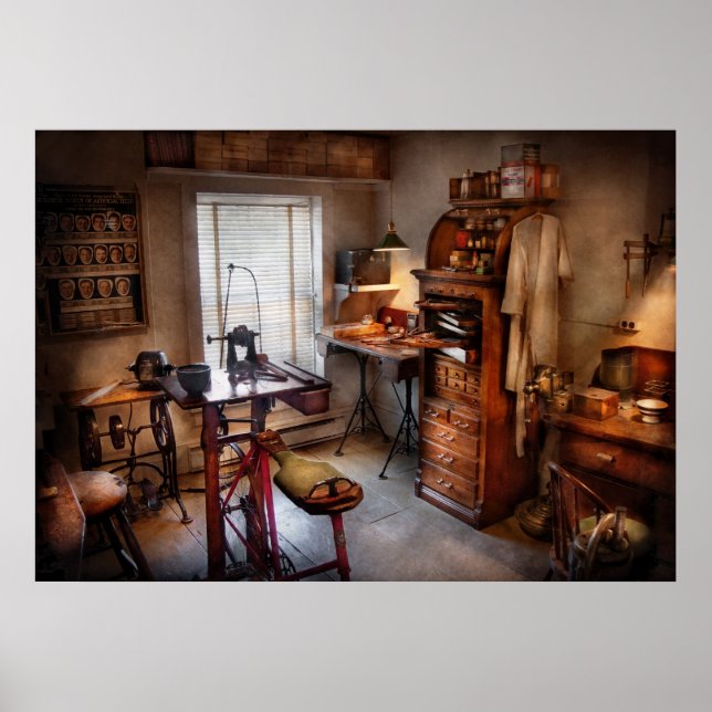 Zahnarzt - Zahnarztstudio Poster (Vorne)