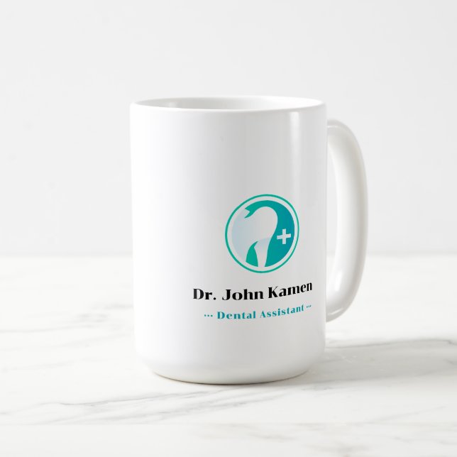 Zahnarzt | Zähne Kaffeetasse (VorderseiteRechts)