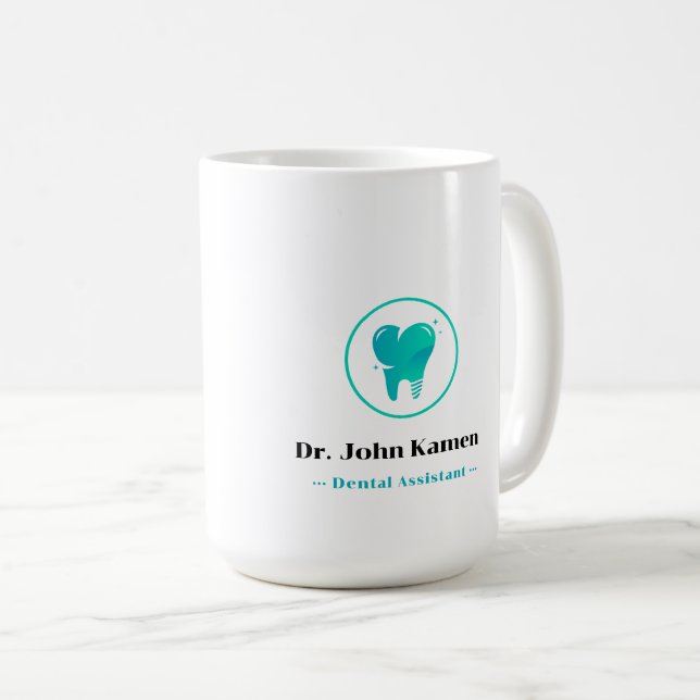 Zahnarzt | Zähne Kaffeetasse (VorderseiteRechts)