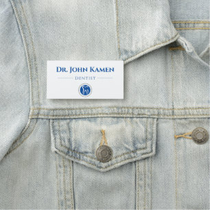 Zahnarzt Zähne-Logo Namensschild