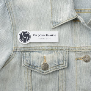 Zahnarzt Zähne-Logo Namensschild