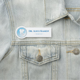 Zahnarzt Zähne Modernes Logo Namensschild