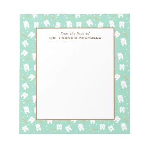 Zahnarzt Zähne Notizblock