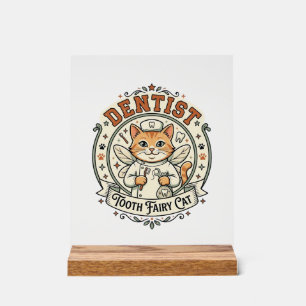 Zahnarzt Zahnfee Katze Zahnarzt Zahnfee Katze Vi Acrylschild