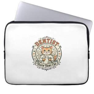 Zahnarzt Zahnfee Katze Zahnarzt Zahnfee Katze Vi Laptopschutzhülle