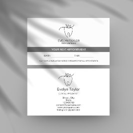 Zahnarzt Zahnklinik Whitening Termin Visitenkarte