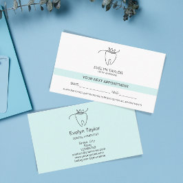 Zahnarzt Zahnklinik Whitening Termin Visitenkarte