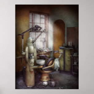 Zahnarzt - zahnmedizinisches Büro circa vierziger Poster