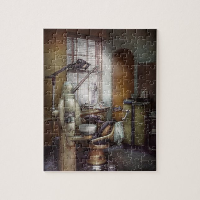 Zahnarzt - zahnmedizinisches Büro circa vierziger Puzzle (Vertikal)
