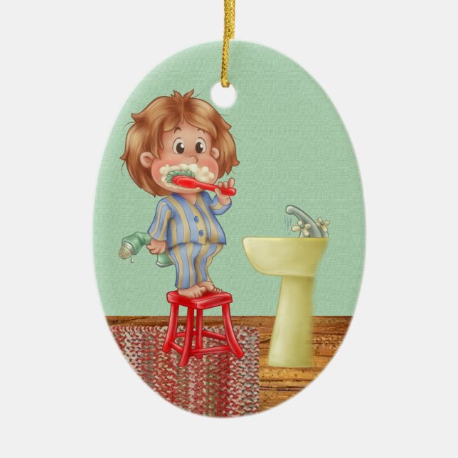 Zahnarzt - Zahnspange - SRF Keramikornament (Vorne)