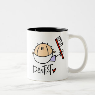 Zahnarzt Zweifarbige Tasse