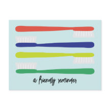 Zahnarztberuf Erinnerung Postkarte