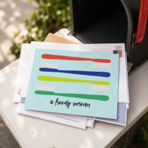 Zahnarztberuf Erinnerung Postkarte