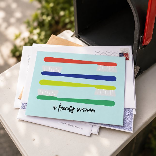 Zahnarztberuf Erinnerung Postkarte (Von Creator hochgeladen)