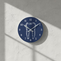 Zahnarztbüro Moderne Marine mit sauberem Zahnarztz