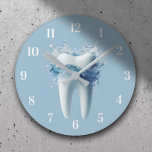 Zahnarztbüro Moderne Zahnheilkunde und Zahnärztlic Runde Wanduhr<br><div class="desc">Zahnärztliche Zahnarztpraxis Moderne Zahnheilkunde- und Wasseruhren.</div>