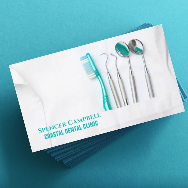 Zahnärzte für berufliche Zahnärzte Visitenkarte (Professional Dental Office Supplies Dentist Business Card)
