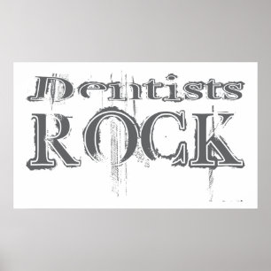 Zahnärzte Rocken Poster