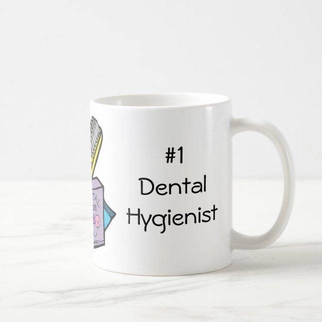 Zahnarzthelfer #1 tasse (Rechts)