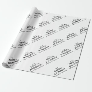 ZAHNARZTHELFER GESCHENKPAPIER