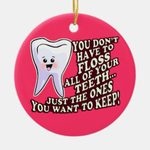 Zahnarzthelfer Keramik Ornament