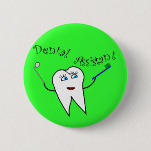 Zahnarzthelfer-T - Shirts und Geschenke Button