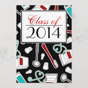 Zahnarzthelfer-/zahnmedizinische SchulAbschluss Einladung