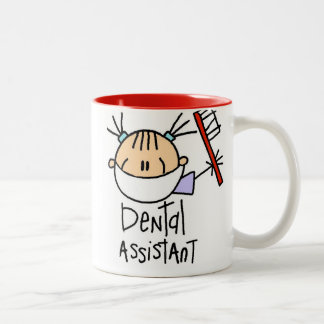 Zahnarzthelfer Zweifarbige Tasse