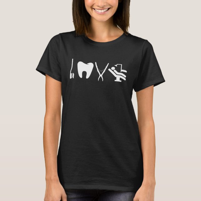 Zahnarzthygienist Niedlich T-Shirt (Vorderseite)
