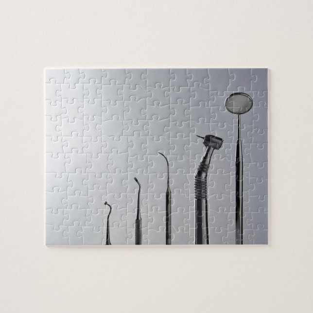 Zahnarztinstrumente Puzzle (Horizontal)